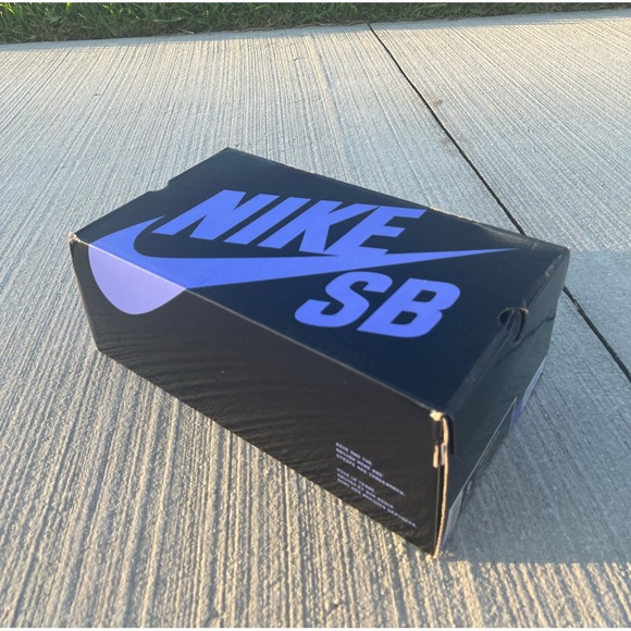 Nike SB Dunk Low Pro Black and Purple Box - Picture 1 of 9